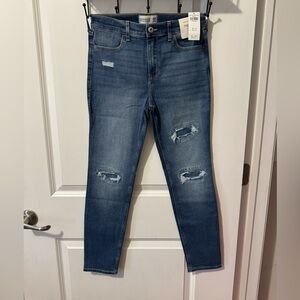Abercrombie Kids Girls High Rise Jeggings Jeans Size 15/16 Short New